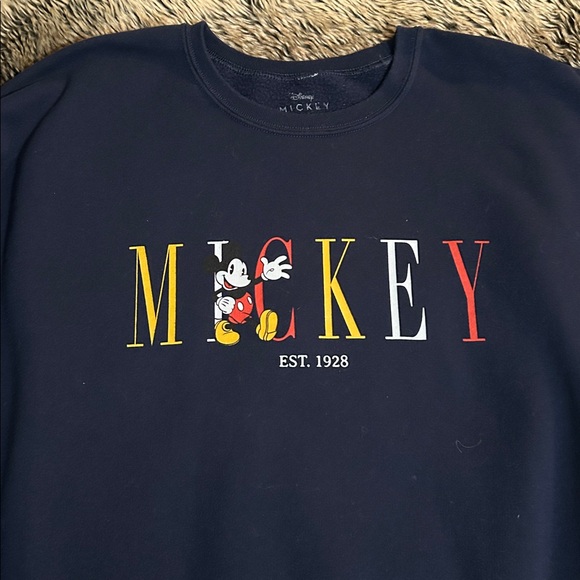 Disney Men’s Mickey Crewneck Sweater - Picture 2 of 6
